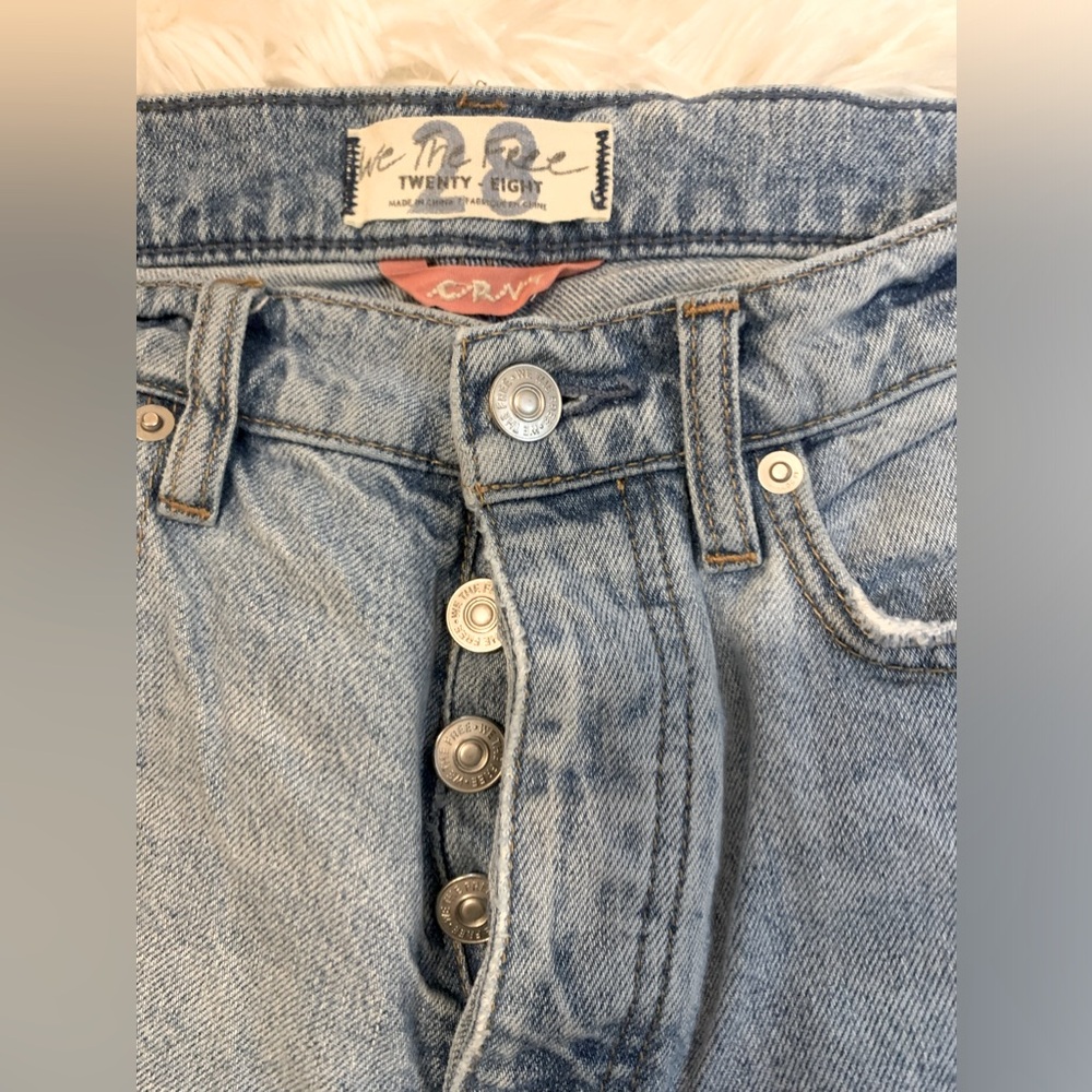 We the free (Free people) High Rise- size 28 curvy bottom